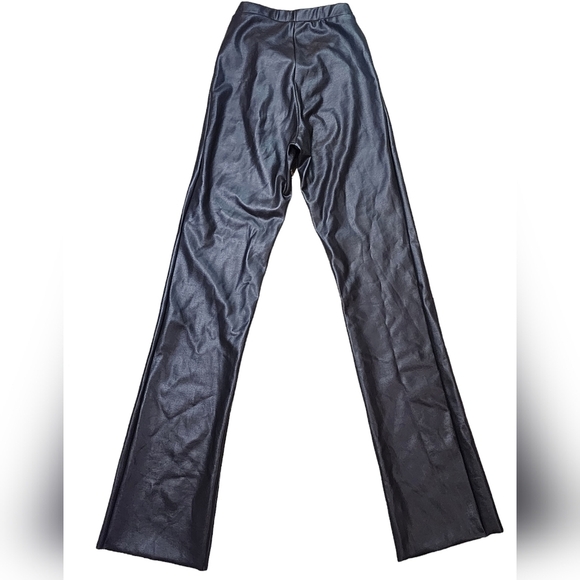 SKIMS Faux Leather Boot Cut Pant - Picture 9 of 13